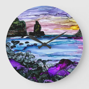 Talisker Bay Skye Große Wanduhr