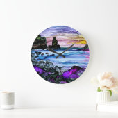 Talisker Bay Skye Große Wanduhr (Zuhause)
