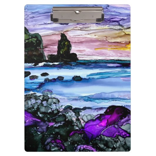 Talisker Bay Skye Klemmbrett (Vorderseite)