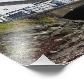 Talisker Whisky Brennerei auf Skye, Schottland Fotodruck (Ecke)