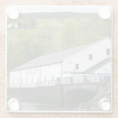 Talisker Whisky Brennerei auf Skye, Schottland Glasuntersetzer (Rückseite)