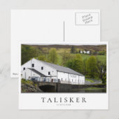 Talisker Whisky Brennerei auf Skye, Schottland Postkarte (Vorne/Hinten)