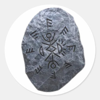 Talisman aus der Fernsehserie Runder Aufkleber
