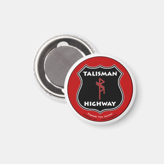 Talisman-Highway der Runenkönigin Magnet (Vorderseite/Rückseite)