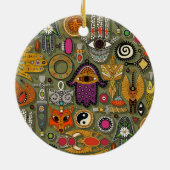 Talisman-Moos Keramik Ornament (Hinten)