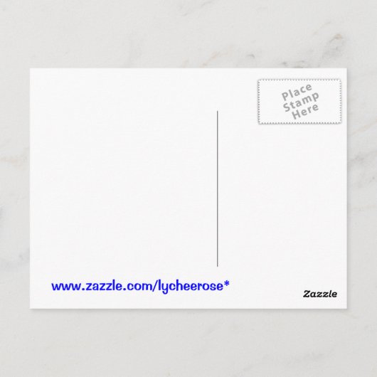 Talisman Postcard Postkarte (Rückseite)