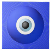 Talisman schützt vor dem bösen Auge Fliese (Vorderseite)