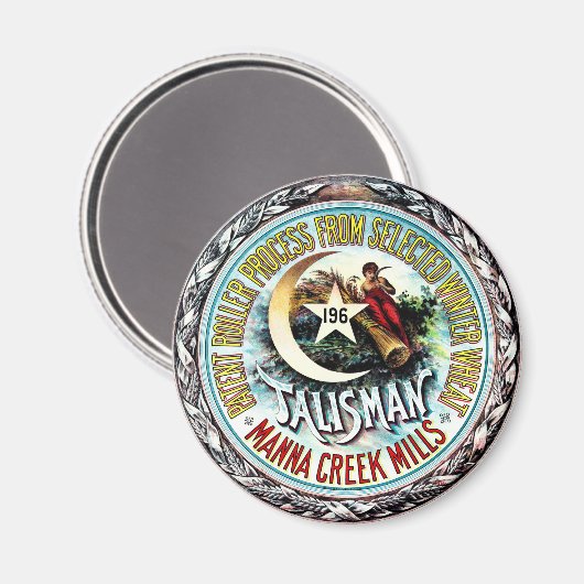 Talisman Winter Wheat Magnet (Vorderseite/Rückseite)