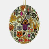 Talismane Honigmelone Keramik Ornament (Rechts)