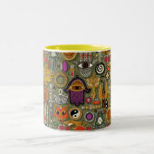 Talismans-Moos Zweifarbige Tasse (Mittel)