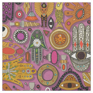 TALISMANS peony Fabric Stoff