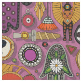 TALISMANS peony Fabric Stoff (Nahaufnahme)