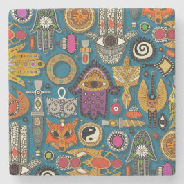 TALISMANS Pfau Untersetzer