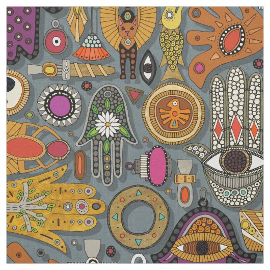 TALISMANS Schiefer Fabric Stoff (Muster)