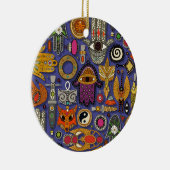 talismans violet blue keramik ornament (Rechts)