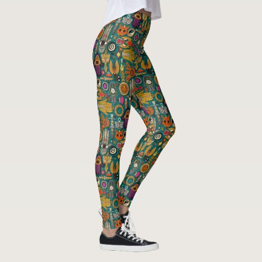 TALISMANS viridische grüne Leggings (Rechts)