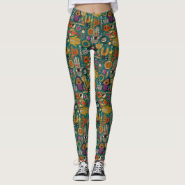 TALISMANS viridische grüne Leggings