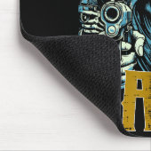 Talk Behind Your Back Fart Skeleton Funny Saying M Mousepad (Ecke)