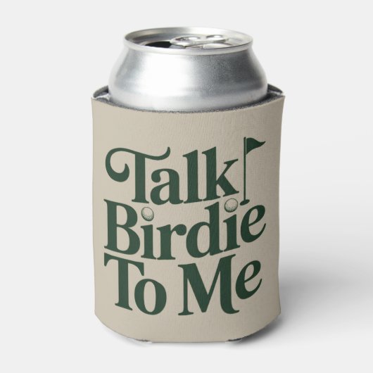 Talk Birdie To Me Golf Funny Girly Golfer Lover Dosenkühler (Kanne Vorderseite)