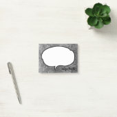 Talk Bubble Personalisiert Name Post-it Klebezettel (Büro)