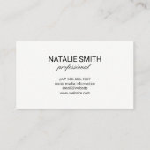 Talk Bubble Visitenkarte (Rückseite)