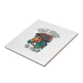 Talk Derby Pferd Vintage Gravur Design Fliese (Seite)