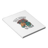 Talk Derby Pferd Vintage Gravur Design Notizblock (angewinkelt)