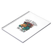 Talk Derby Pferd Vintage Gravur Design Notizblock (Linke Seite)
