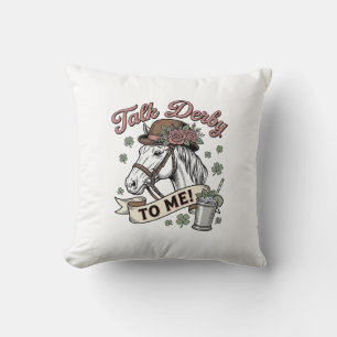 Talk Derby To Me Pferd Mint Julep Vintage Shirt_1 Kissen