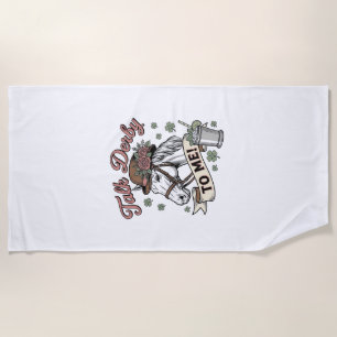 Talk Derby To Me Pferd Mint Julep Vintage Shirt_1 Strandtuch