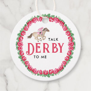 Talk Derby to Me Pferderennen Derby Brautdusche Geschenkanhänger