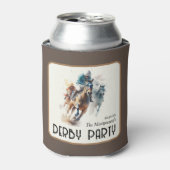 Talk Derby to Me Racehorse Brown Dosenkühler (Kanne Vorderseite)