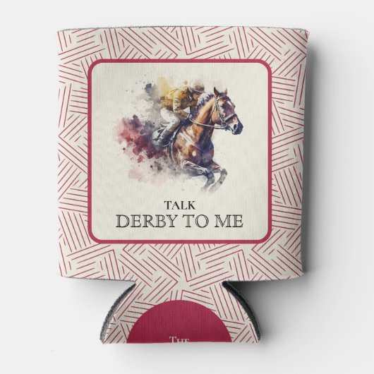 Talk Derby to Me Racehorse Red Dosenkühler (Vorderseite)