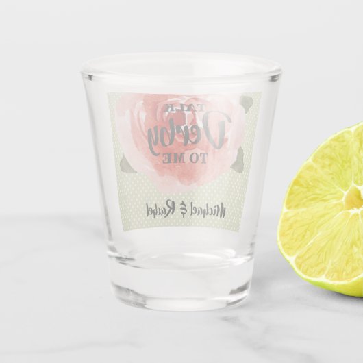 Talk Derby to Me Shot Glass Schnapsglas (Rückseite)