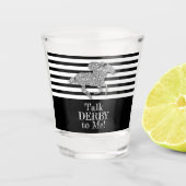 Talk Derby zu Me Silver Racehorse Schnapsglas (Vorderseite)