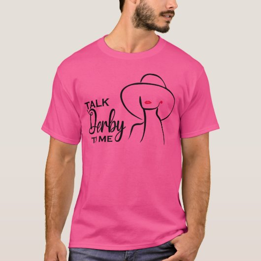Talk Derbyo Me WoS Pferd Geschenk T-Shirt (Vorderseite)