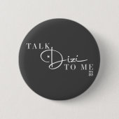 Talk Dizi Script Gray Button (Vorderseite)