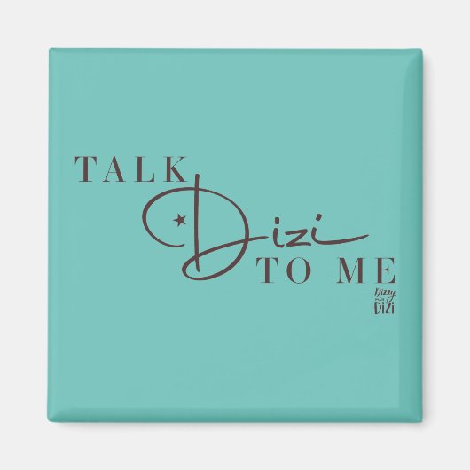 Talk Dizi Script Tiffany Magnet (Vorne)