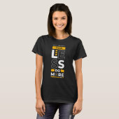 Talk Less Do More Young Entrepreneur Inspirationa T-Shirt (Vorne ganz)