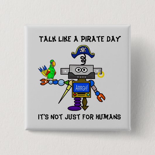 "Talk Like A Pirat Day" Button (Vorderseite)