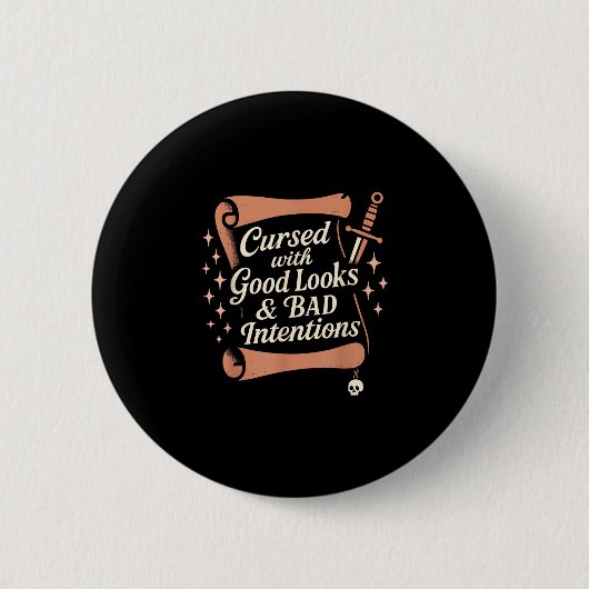 Talk like a pirate day funny crew gift office look button (Vorderseite)
