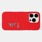 TALK-Logo Rot Case-Mate iPhone Hülle (Rückseite (Horizontal))