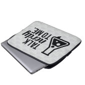 Talk Nerdy Laptopschutzhülle (Vorne Knopf)