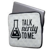 Talk Nerdy Laptopschutzhülle (Vorderseite Links)