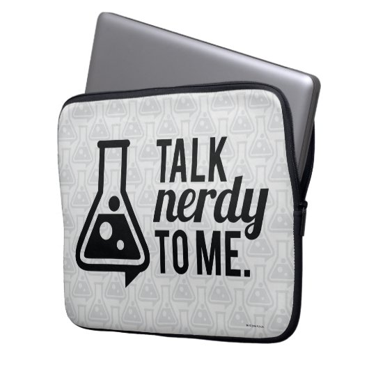 Talk Nerdy Laptopschutzhülle (Vorderseite Links)