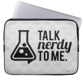 Talk Nerdy Laptopschutzhülle (Vorderseite)