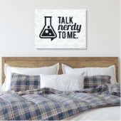 Talk Nerdy Leinwanddruck (Insitu (Schlafzimmer))