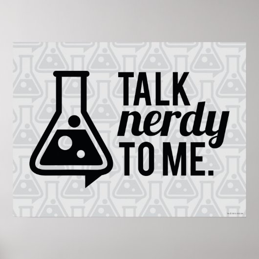 Talk Nerdy Poster (Vorne)