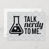 Talk Nerdy Postkarte (Vorne/Hinten)