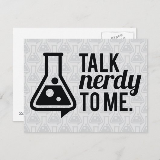 Talk Nerdy Postkarte (Vorne/Hinten)